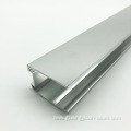 Polished U shape bathroom aluminium shower profile